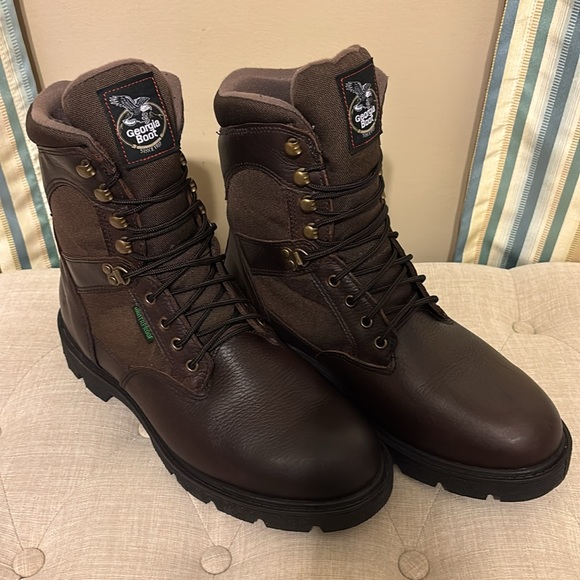 LIKE NEW Mens’ Georgia Waterproof Boot 9.5W - Picture 2 of 8